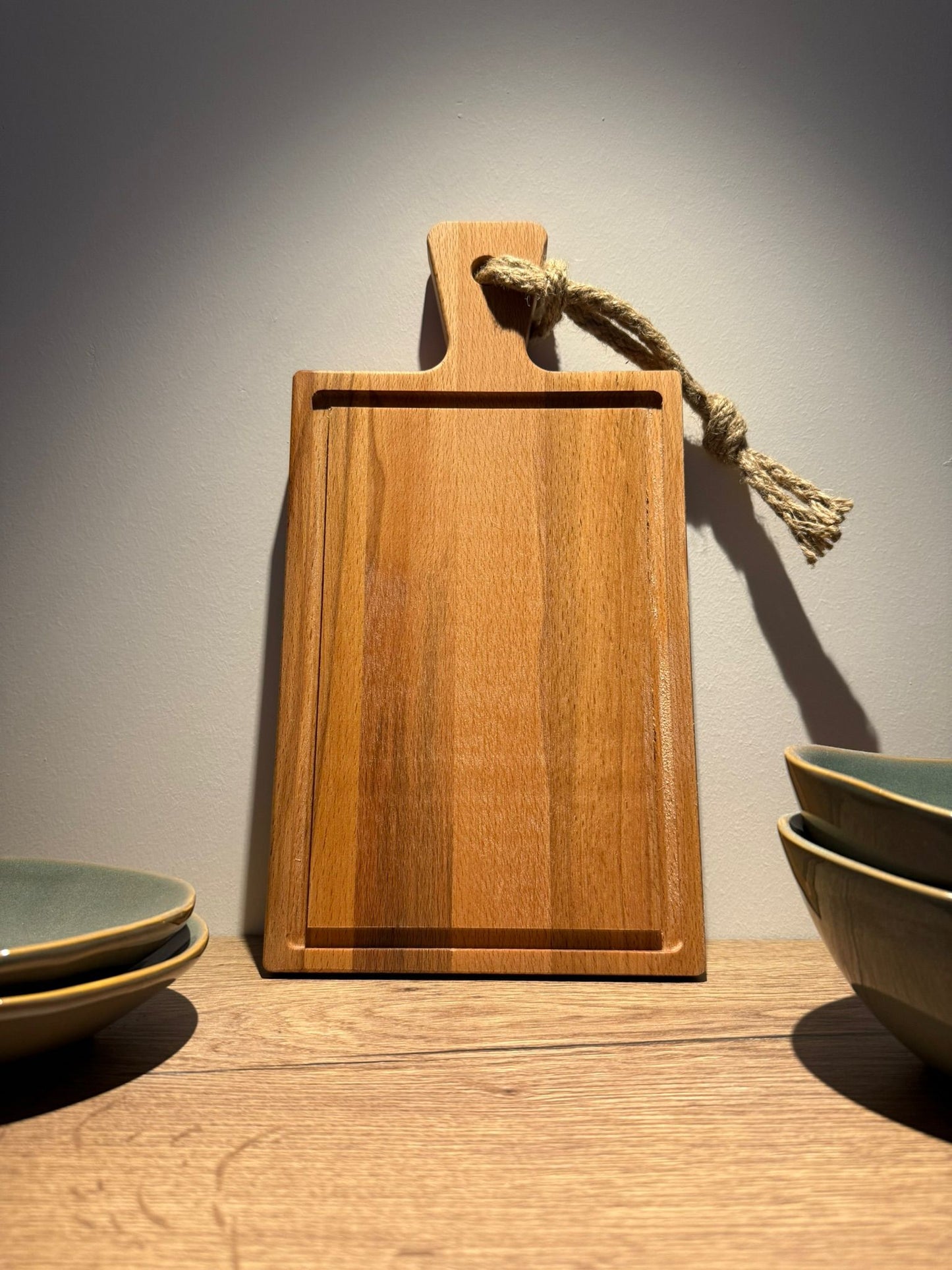 Gepersonaliseerde Steakplank Beukenhout Rechthoek 35 x 18,5 x 2 cm