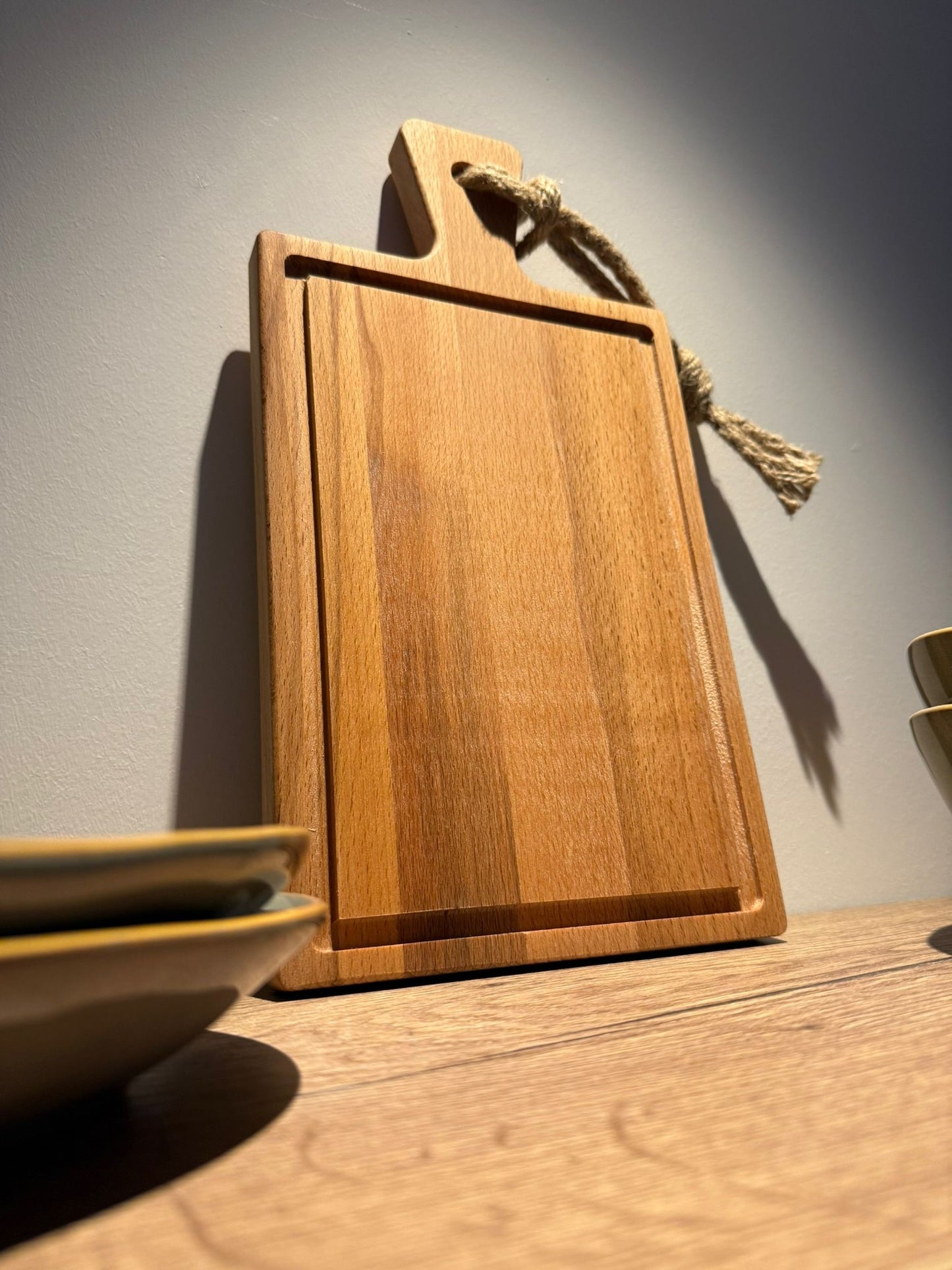 Gepersonaliseerde Steakplank Beukenhout Rechthoek 35 x 18,5 x 2 cm