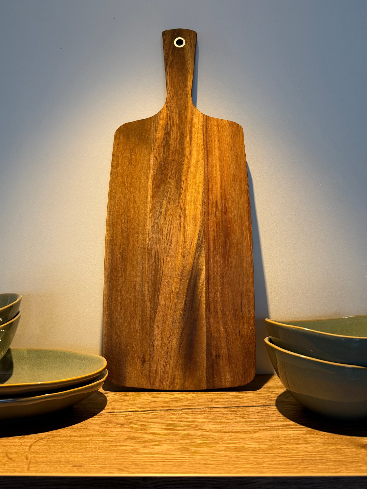 Gepersonaliseerde Borrelplank Bruin Acacia Hout 52 cm
