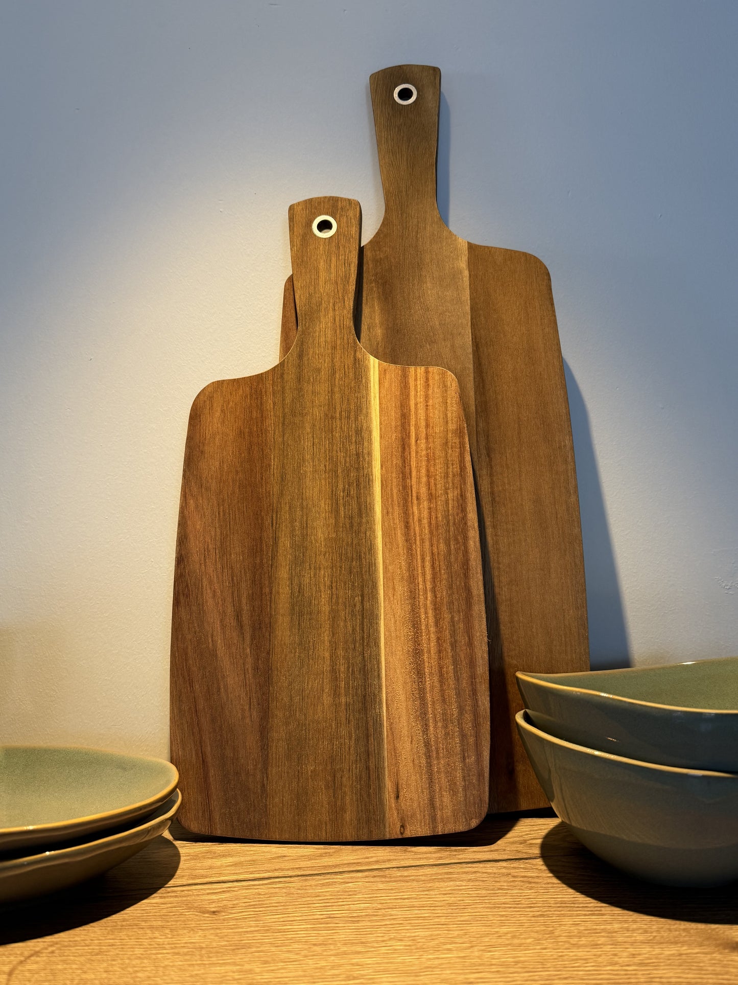 Gepersonaliseerde Borrelplank Bruin Acacia Hout 42cm