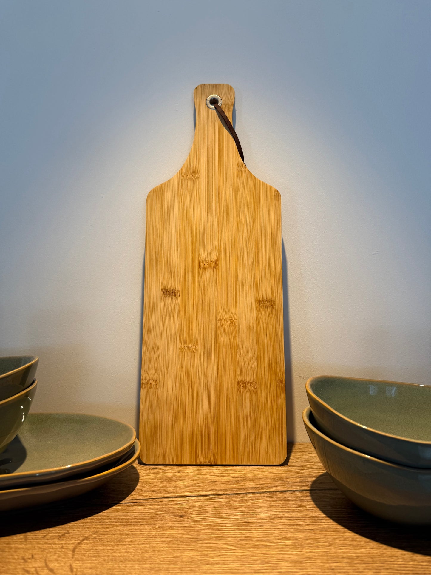 Gepersonaliseerde Borrelplank Bamboe Hout 44 cm
