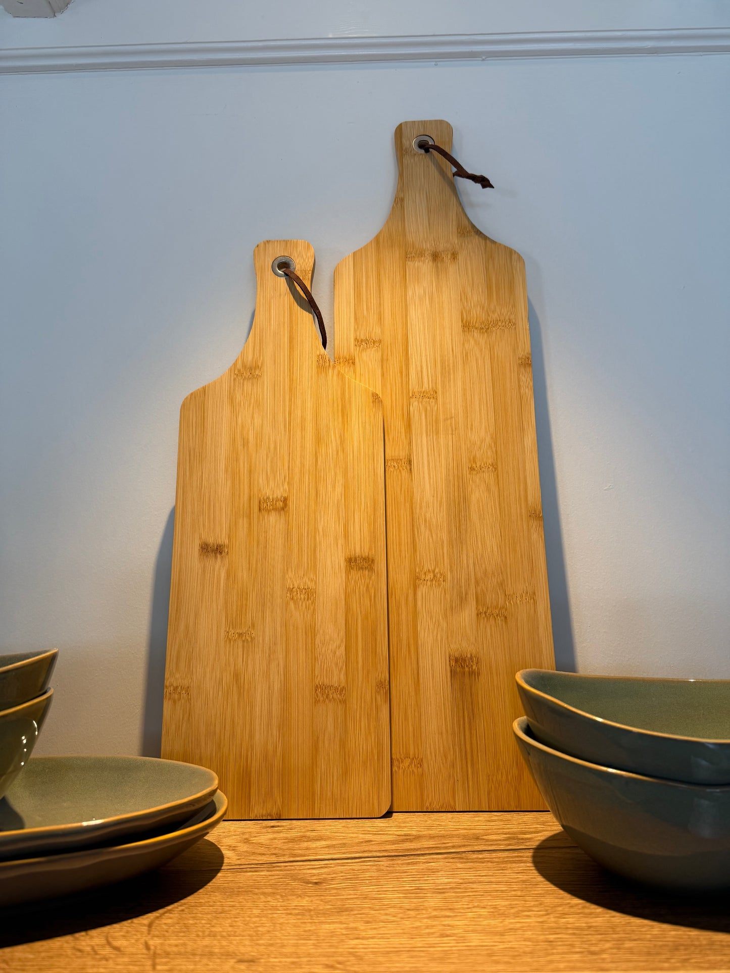 Gepersonaliseerde Borrelplank Bamboe Hout 44 cm